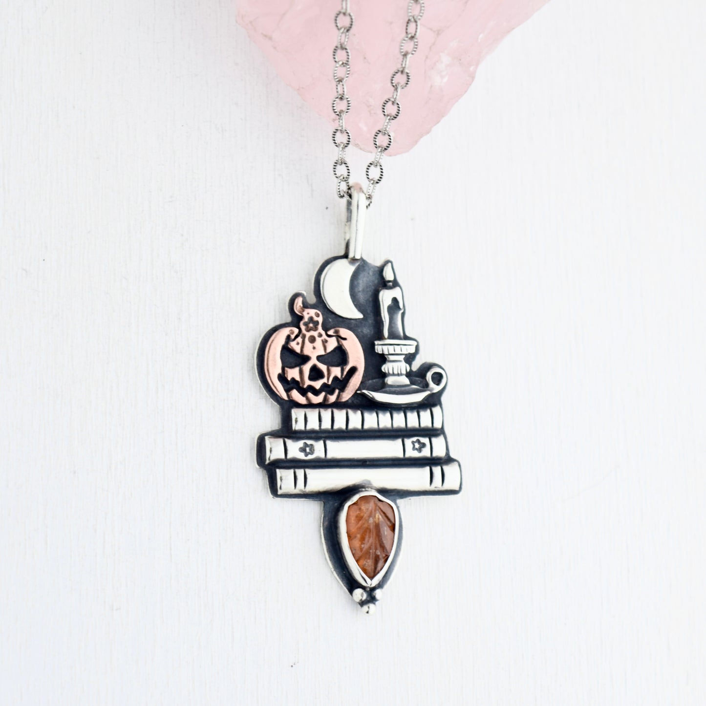 *Made to Order* Midnight Reading Necklace