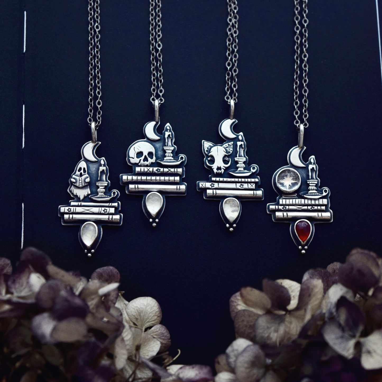 *Made to Order* Midnight Reading Necklace