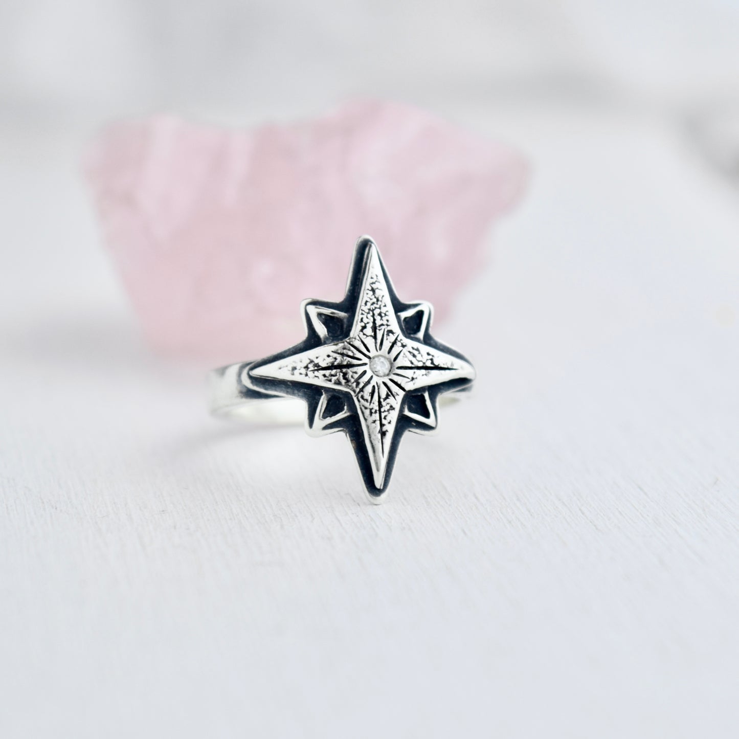 Arcturus Ring with Moissanite Size 7