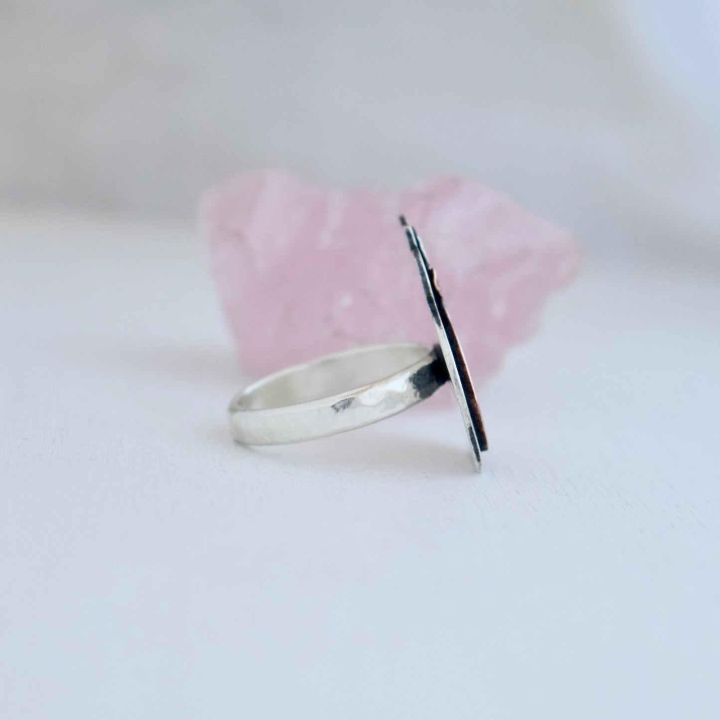 Enchanted Pumpkin Head ring with Copper size 7