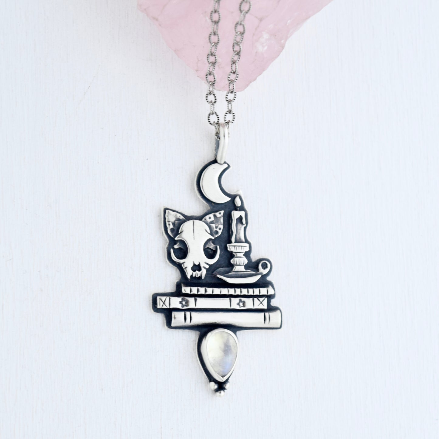 *Made to Order* Midnight Reading Necklace