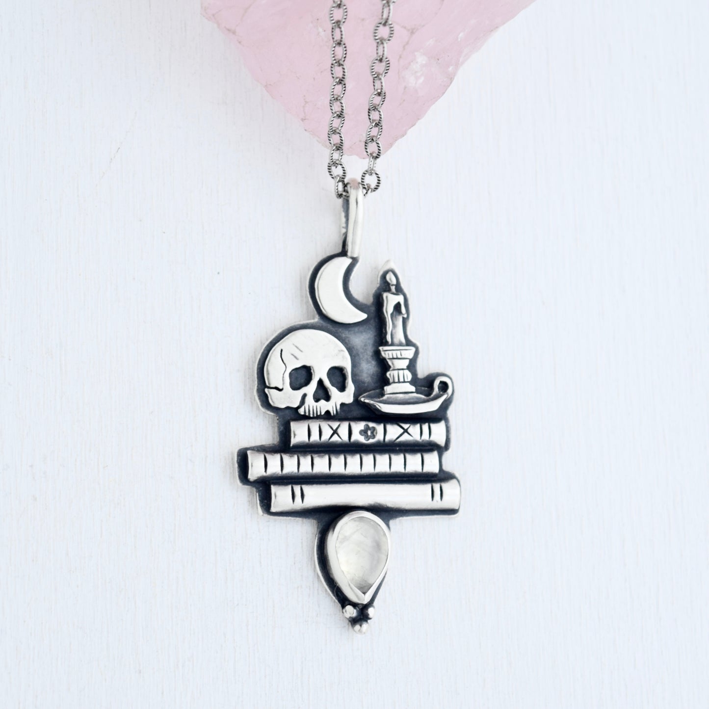*Made to Order* Midnight Reading Necklace