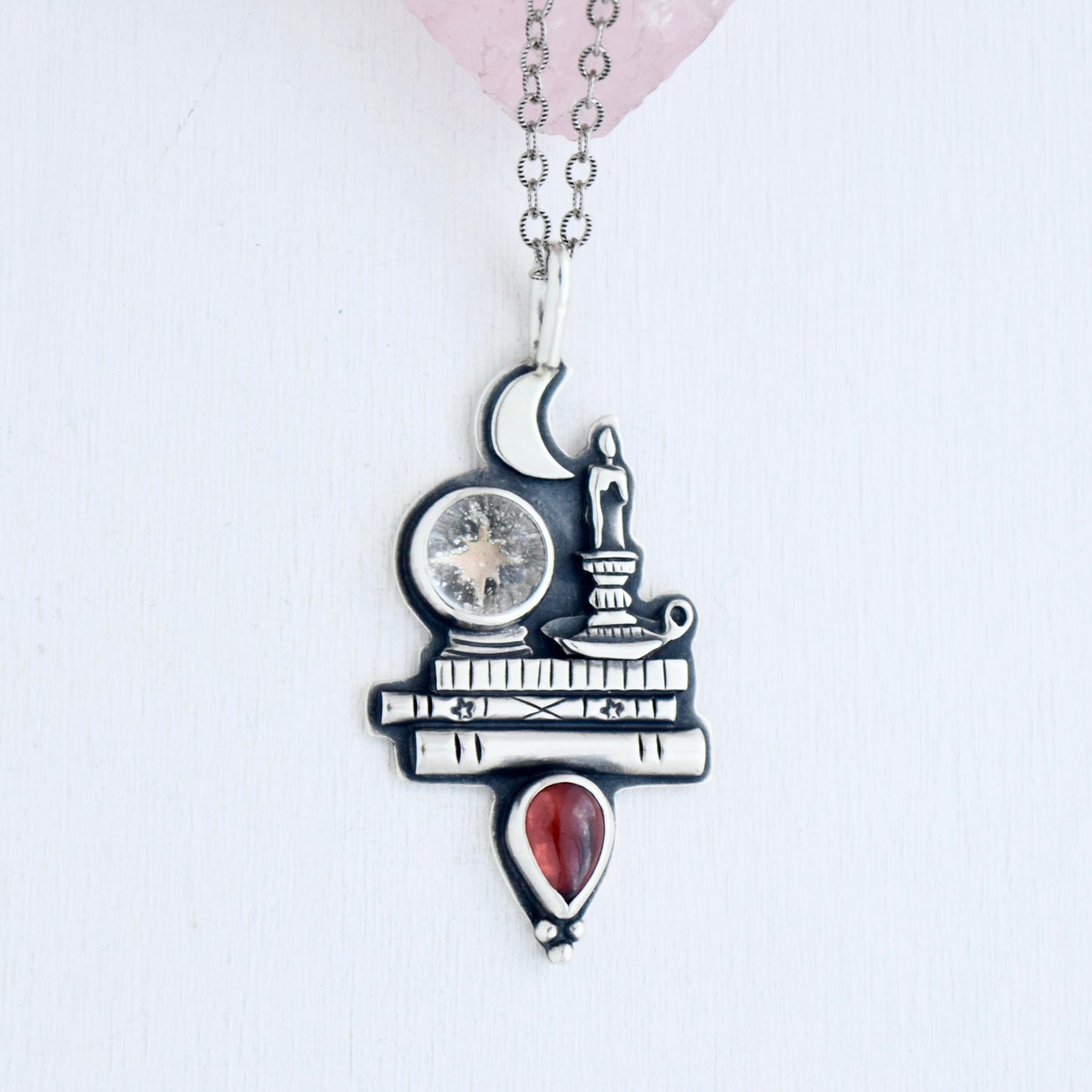 *Made to Order* Midnight Reading Necklace