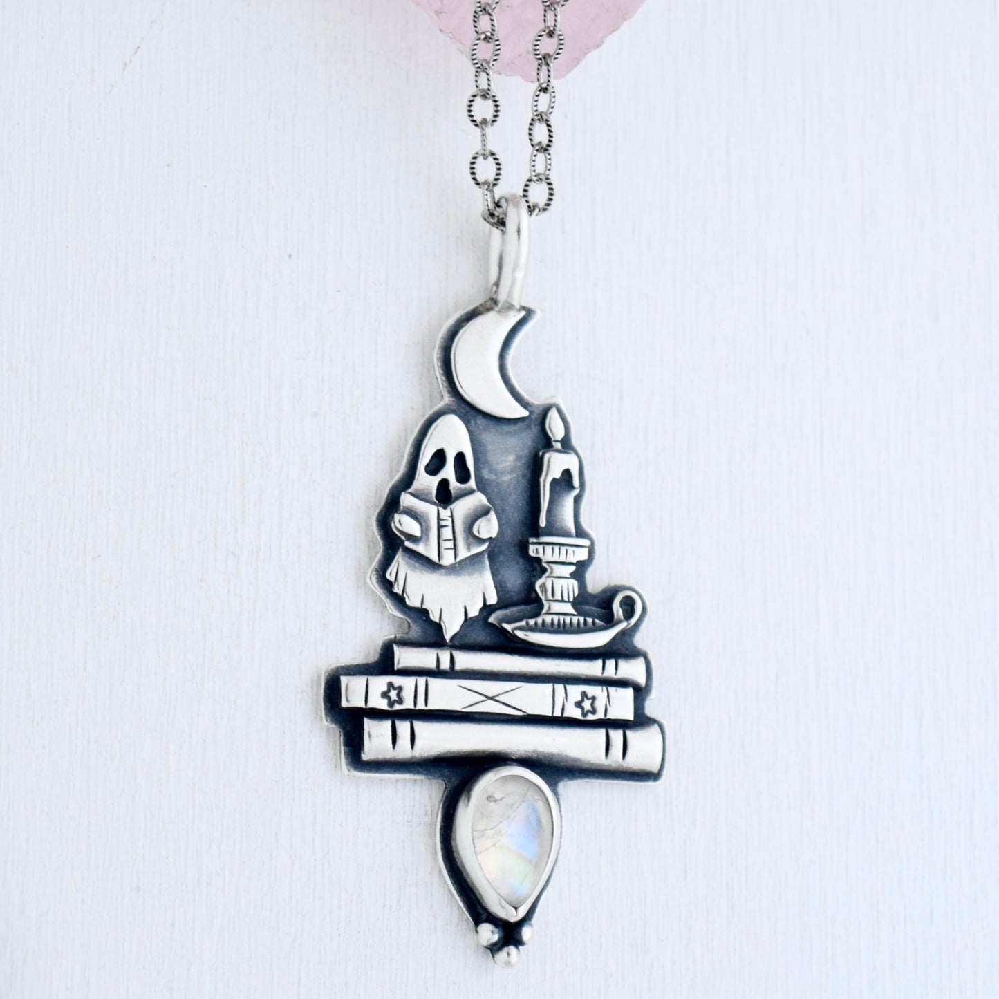 *Made to Order* Midnight Reading Necklace