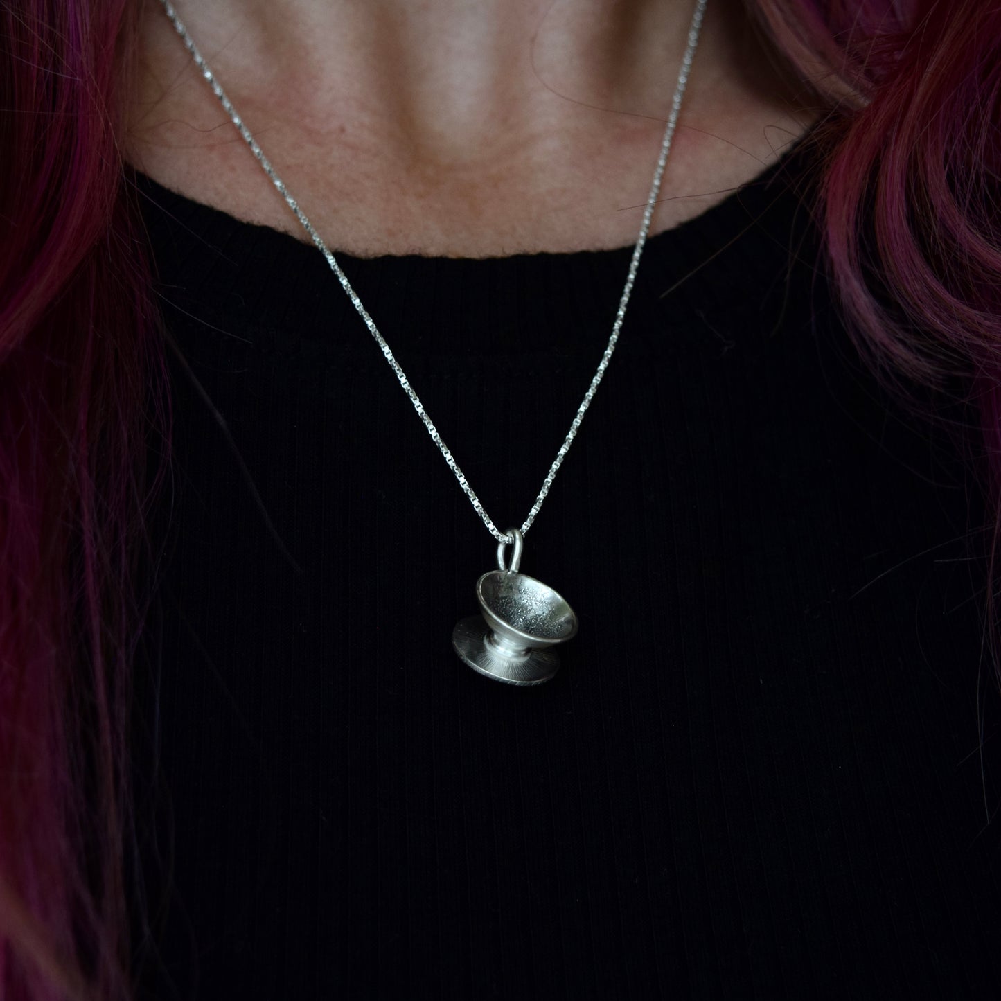 Mini Teacup Necklace #001