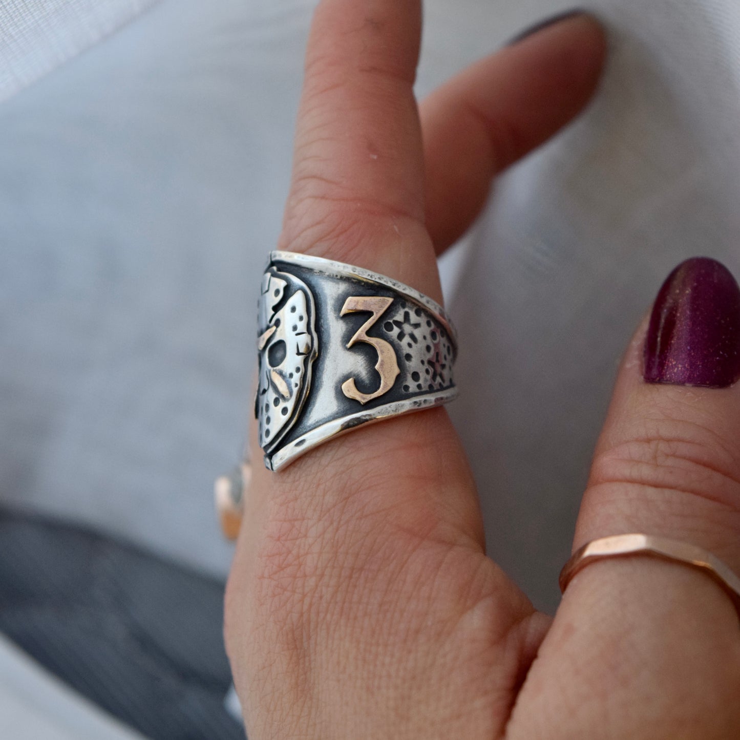 Jason Shield Ring size 8