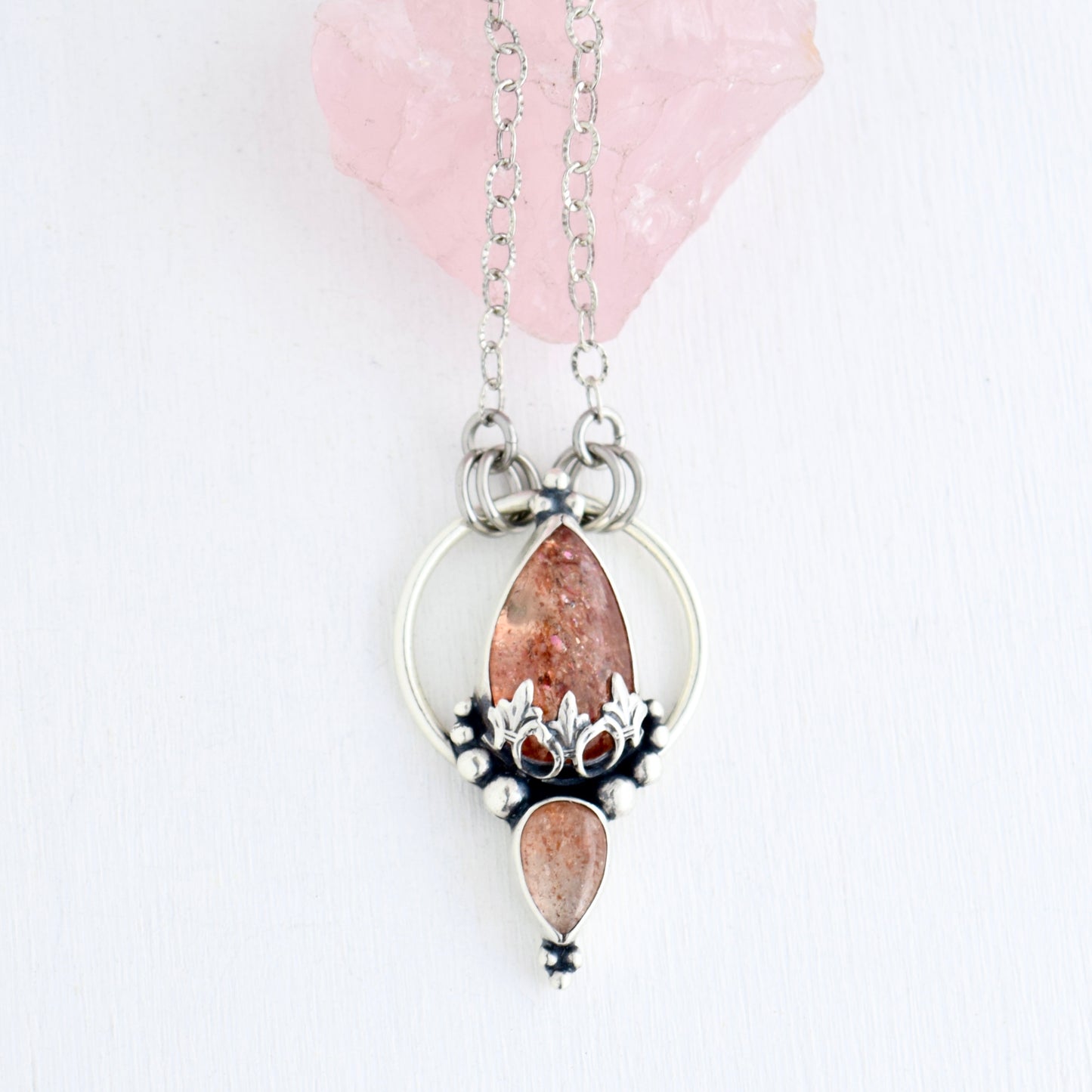 Pendulum Pendant with Sunstone