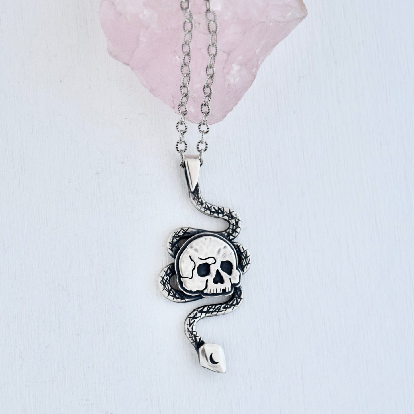 Serpent and Skull Necklace #002