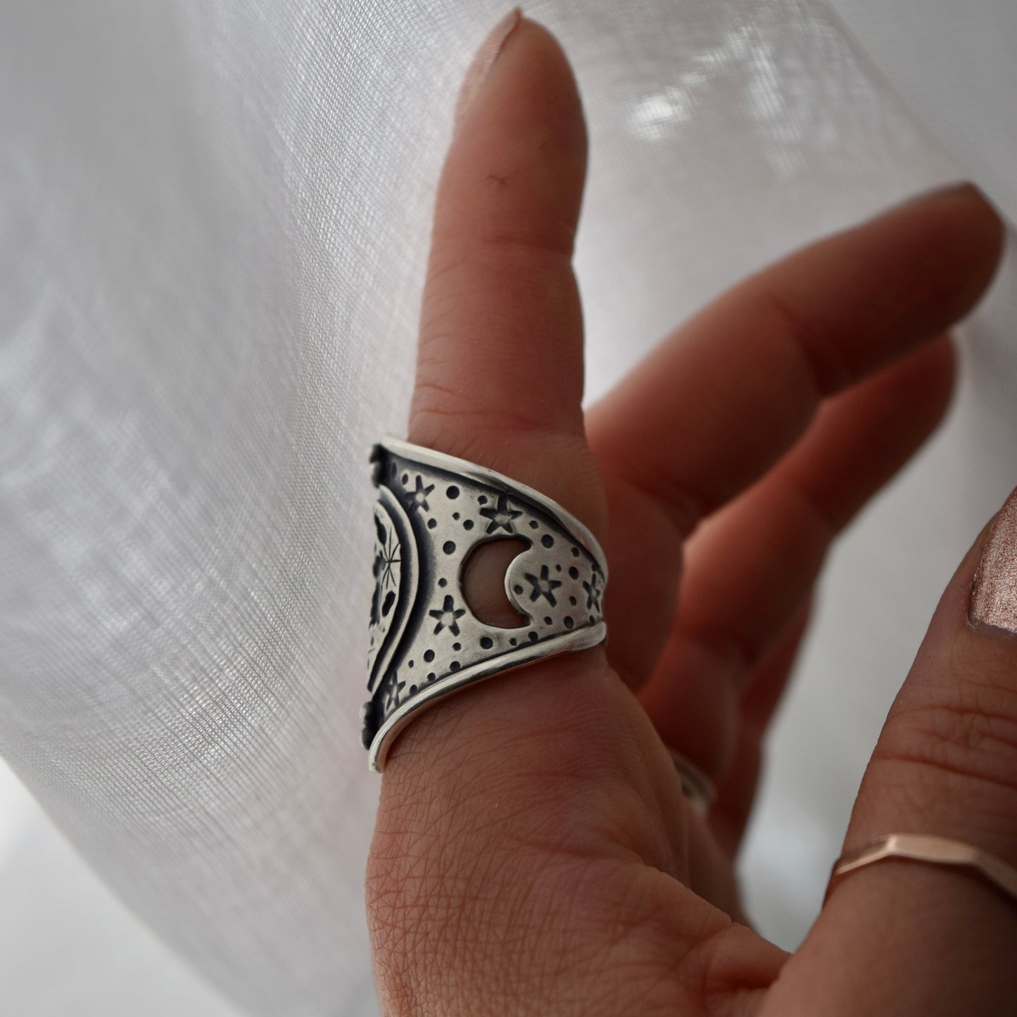 Lunar Armor Ring size 6.25