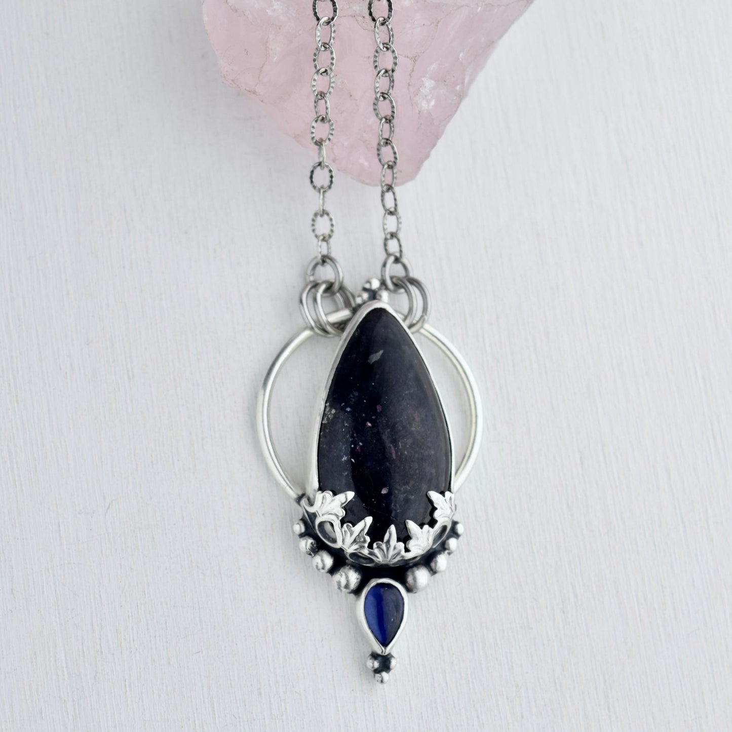 Pendulum Pendant with Iolite