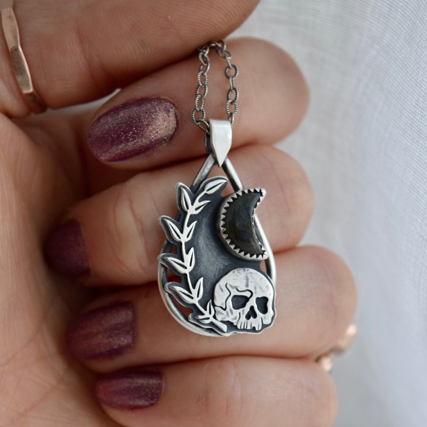 Oddities Necklace with Labradorite