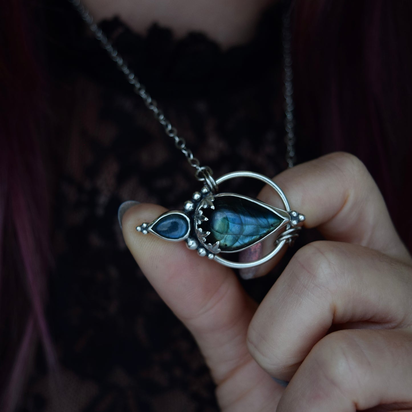 Pendulum Pendant with Labradorite