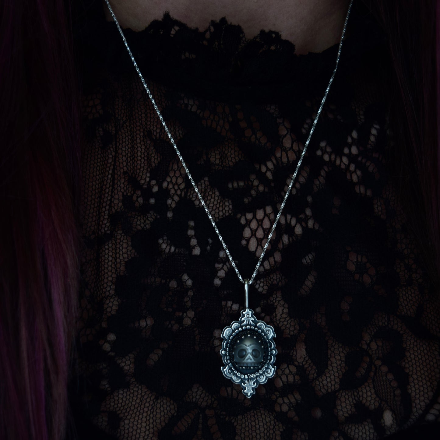 Carved Grey Freshwater Pearl Cameo