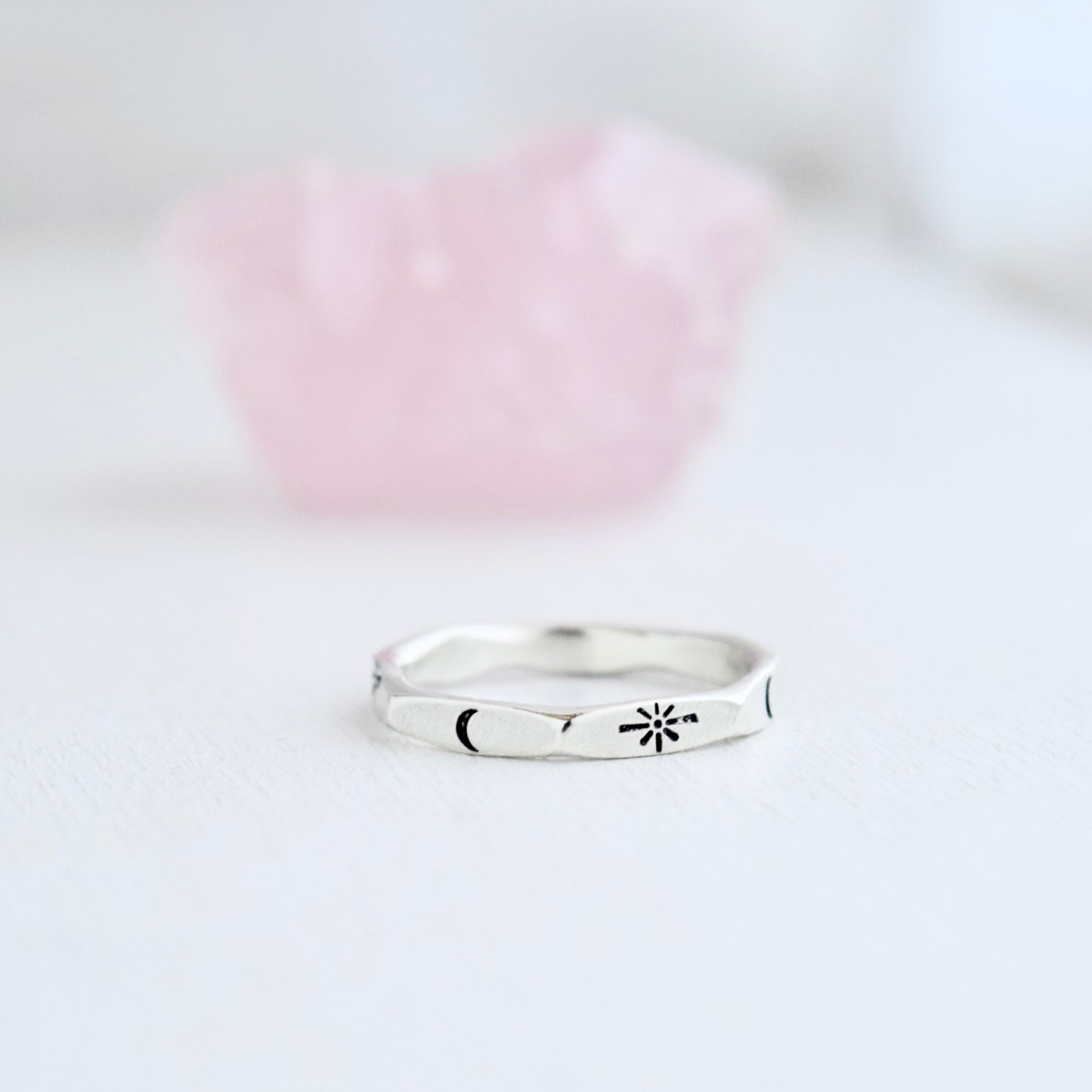 Stamped Celestial Ring