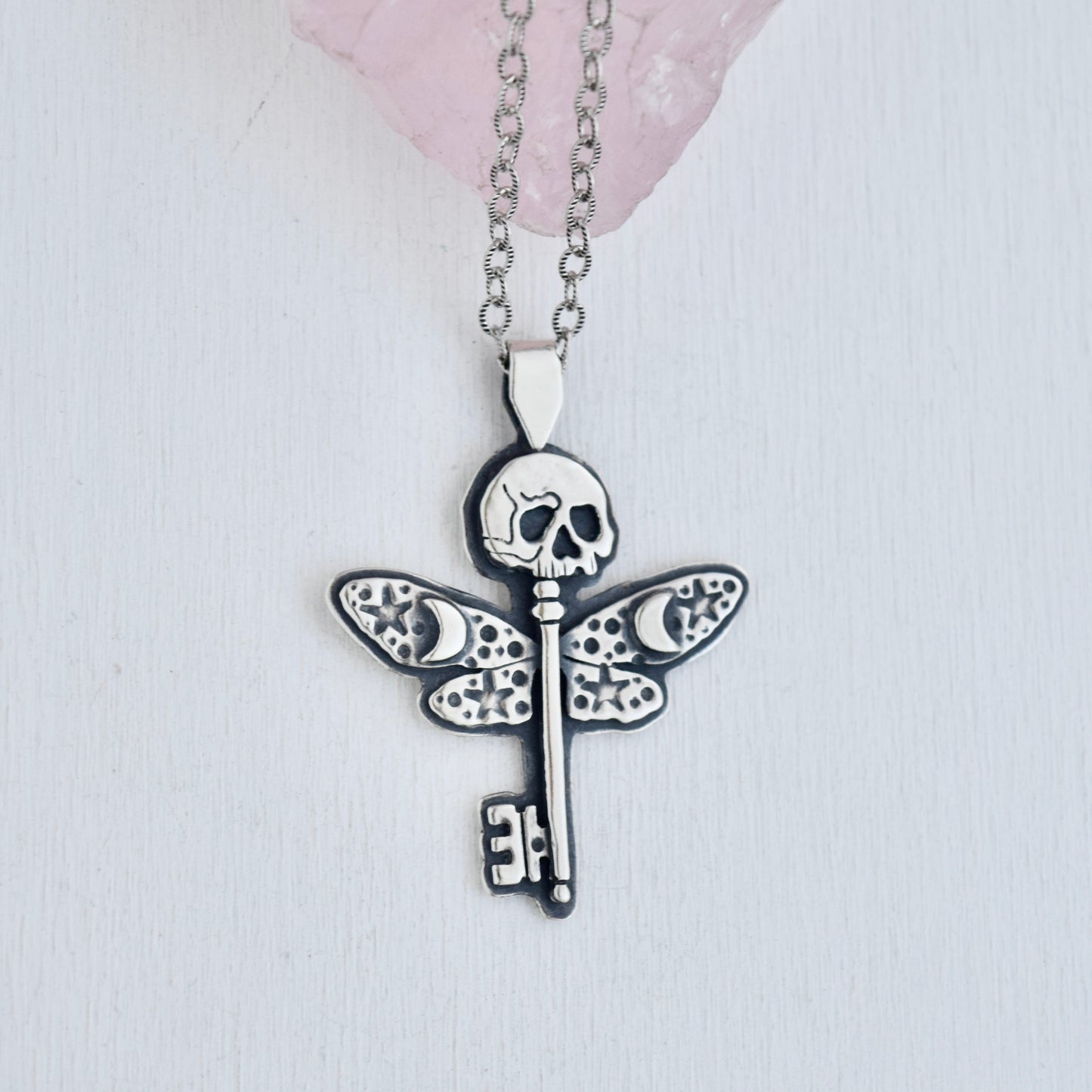 Skeleton Key Necklace #003