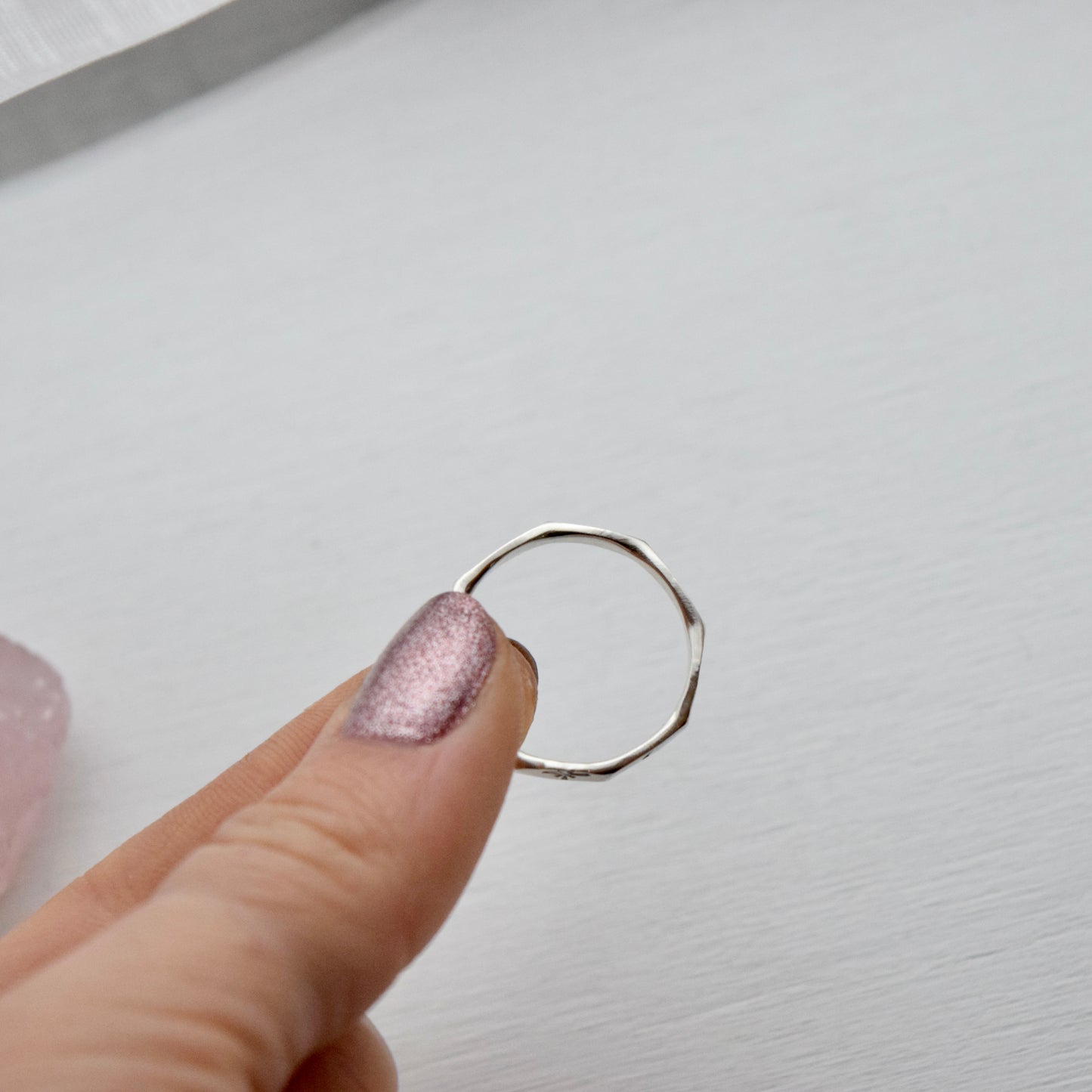 Stamped Celestial Ring size 10