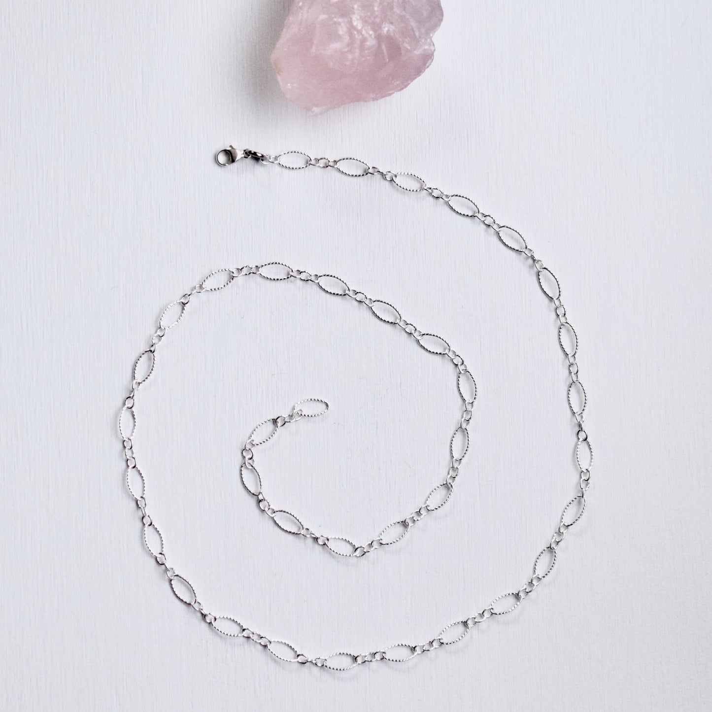 Please read description before purchasing- Longer Chain Lengths for Worry Stone Pendants