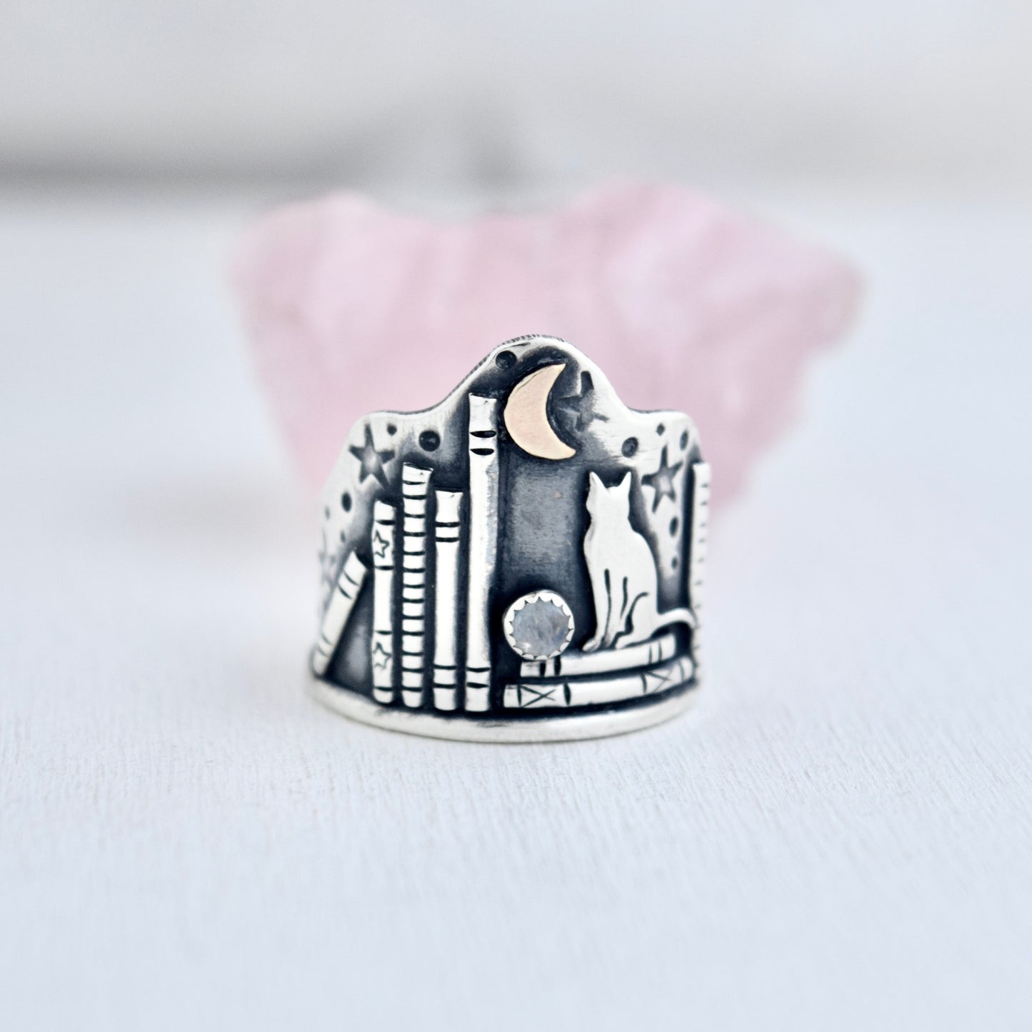 *Made-to-Order* Library Shield Ring