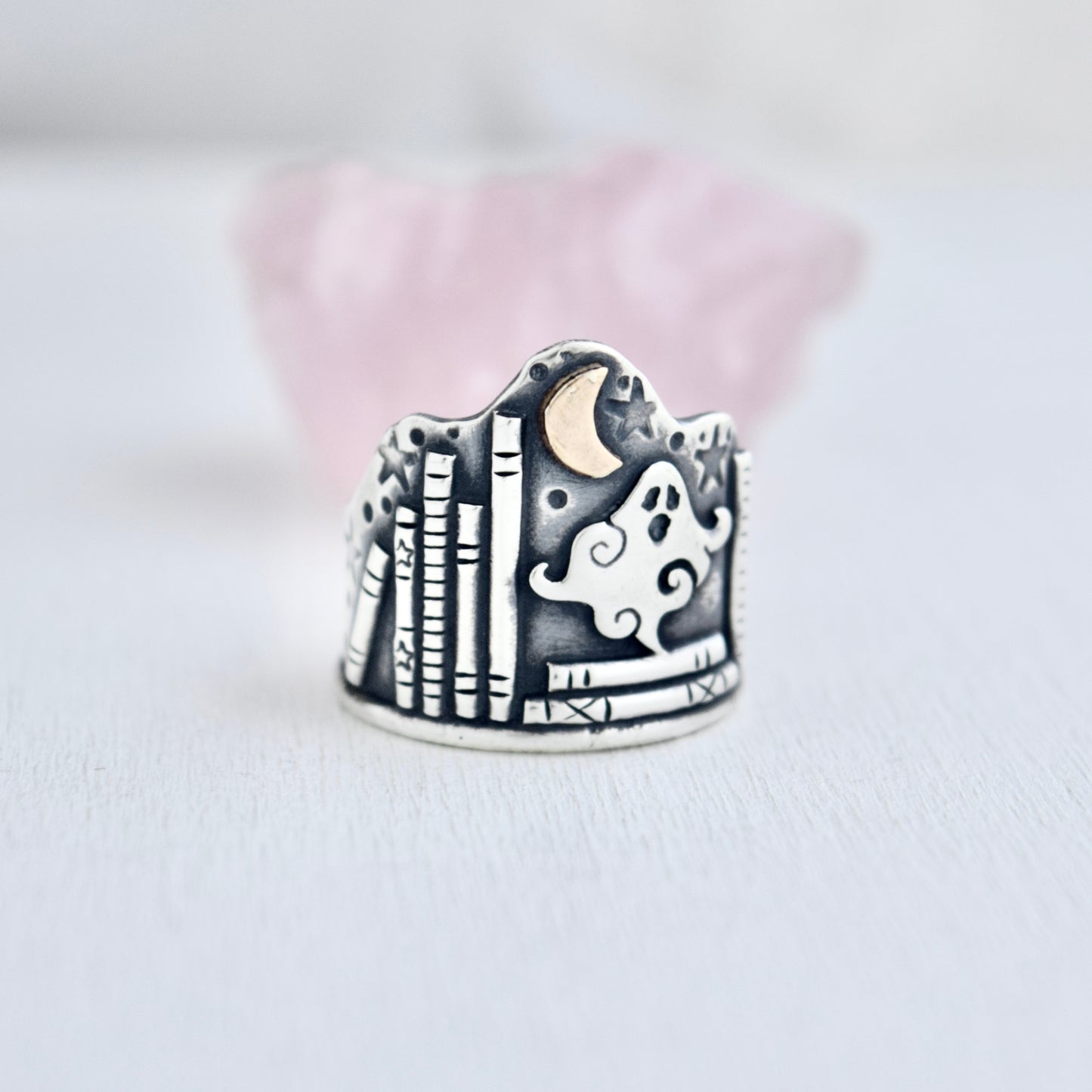 *Made-to-Order* Library Shield Ring