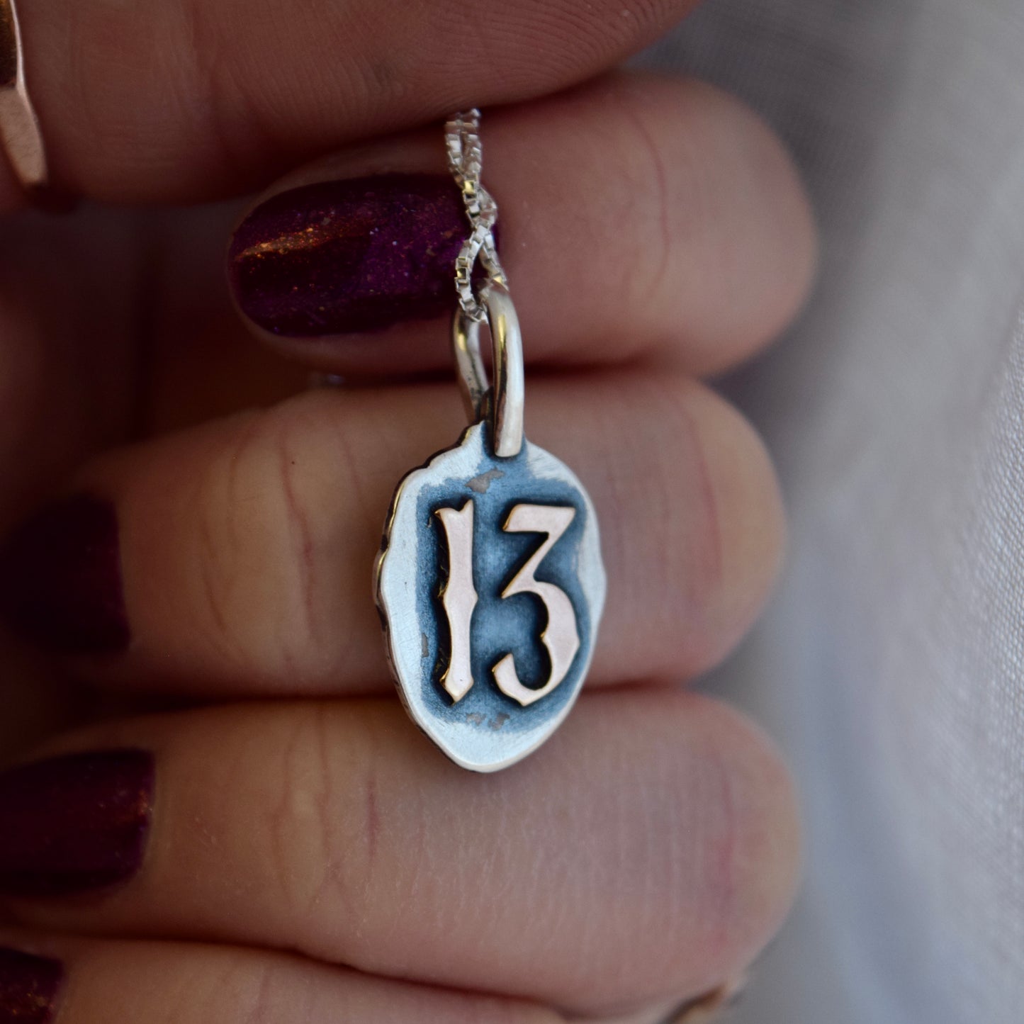 Double Sided Friday the 13th Mask with Rose Gold Fill