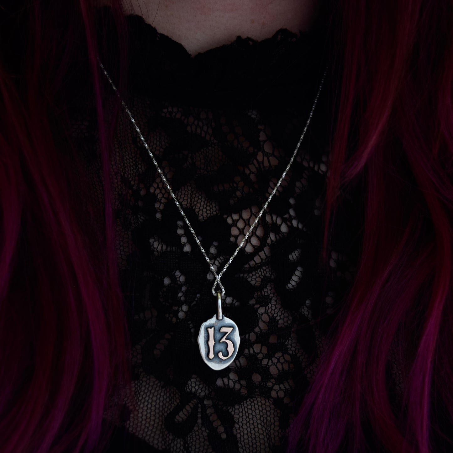 Double Sided Friday the 13th Mask with Rose Gold Fill