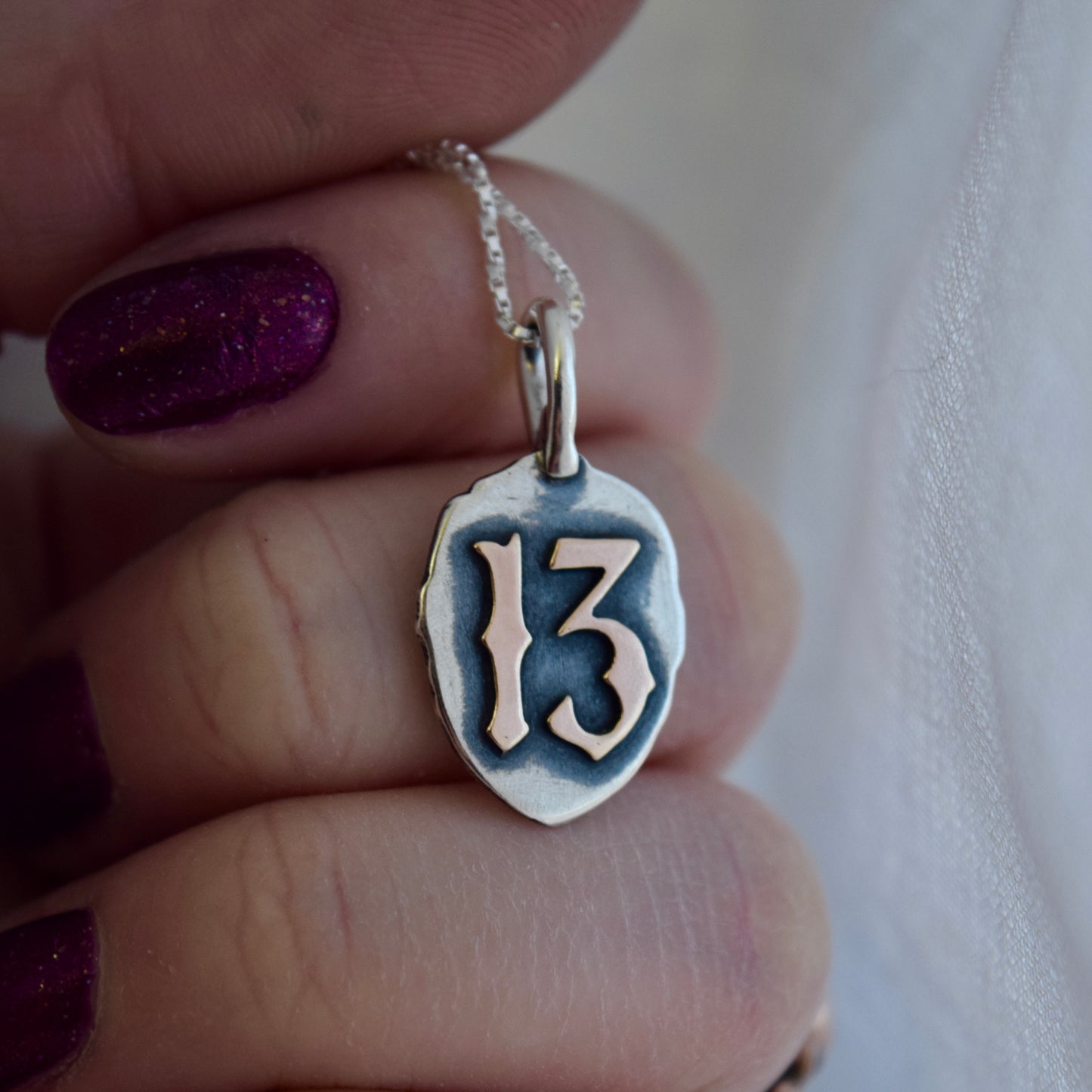 Double Sided Friday the 13th Mask with Rose Gold Fill