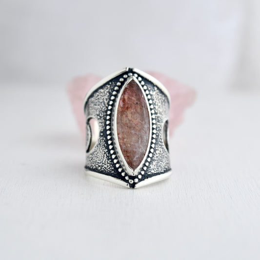 Sunstone Statement Ring size 8