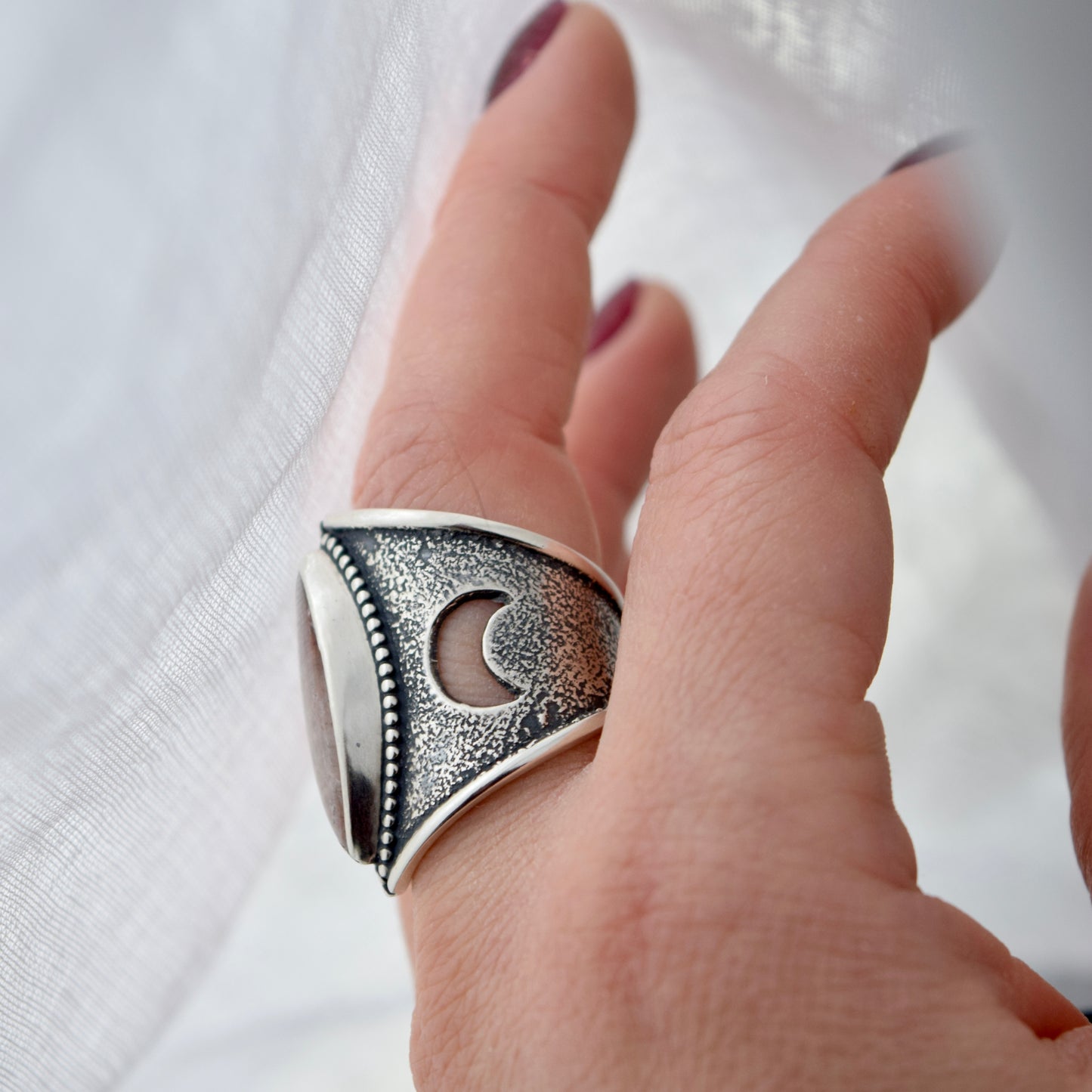 Sunstone Statement Ring size 8