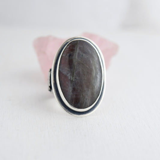 Witches Brew Ring with Labradorite Size 7.5