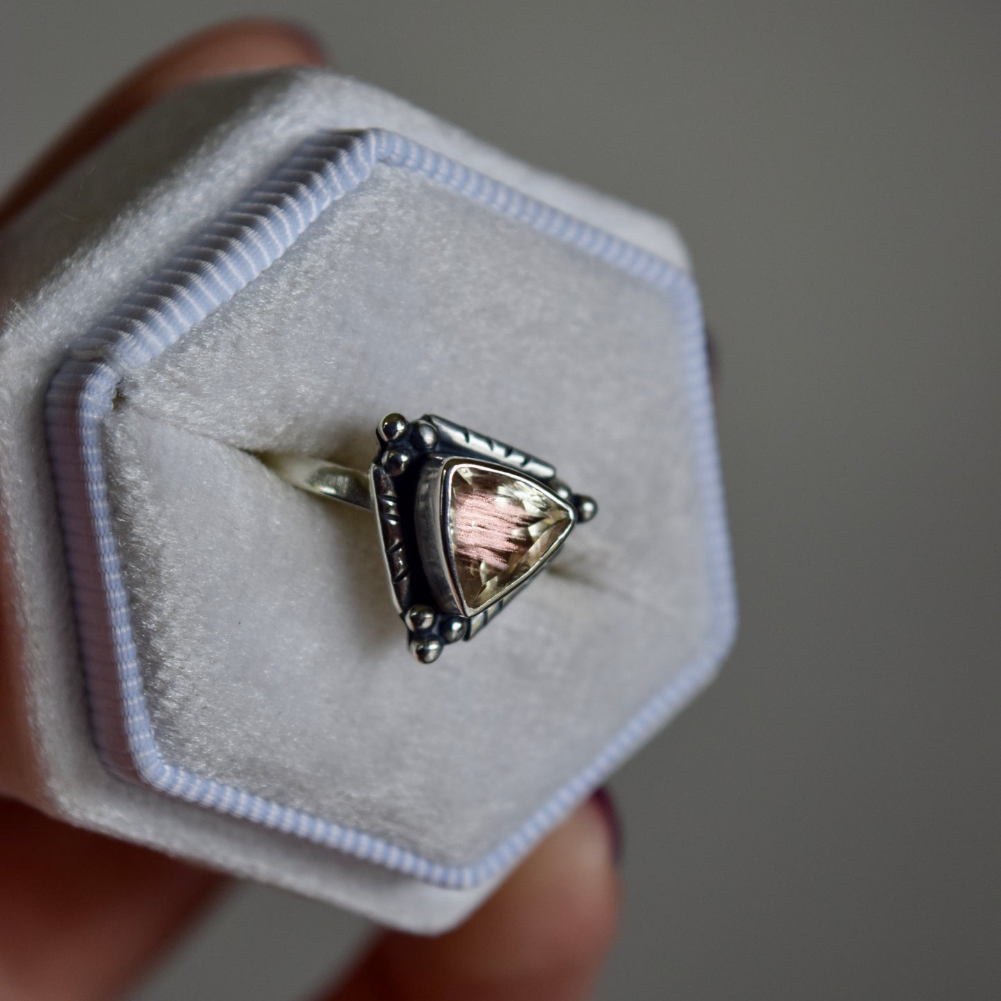 Sheen Sunstone Ring size 5.5