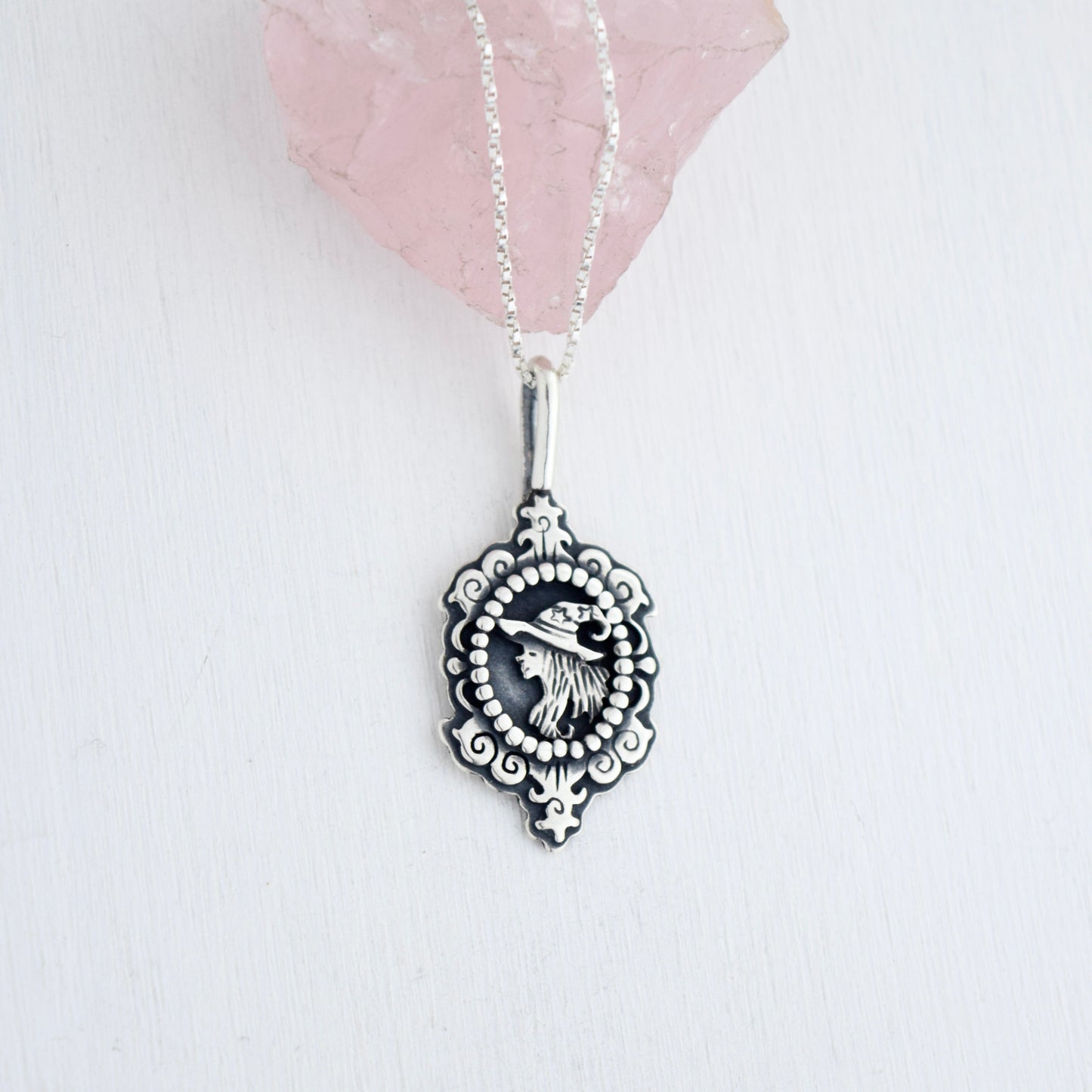 Witch Cameo Necklace
