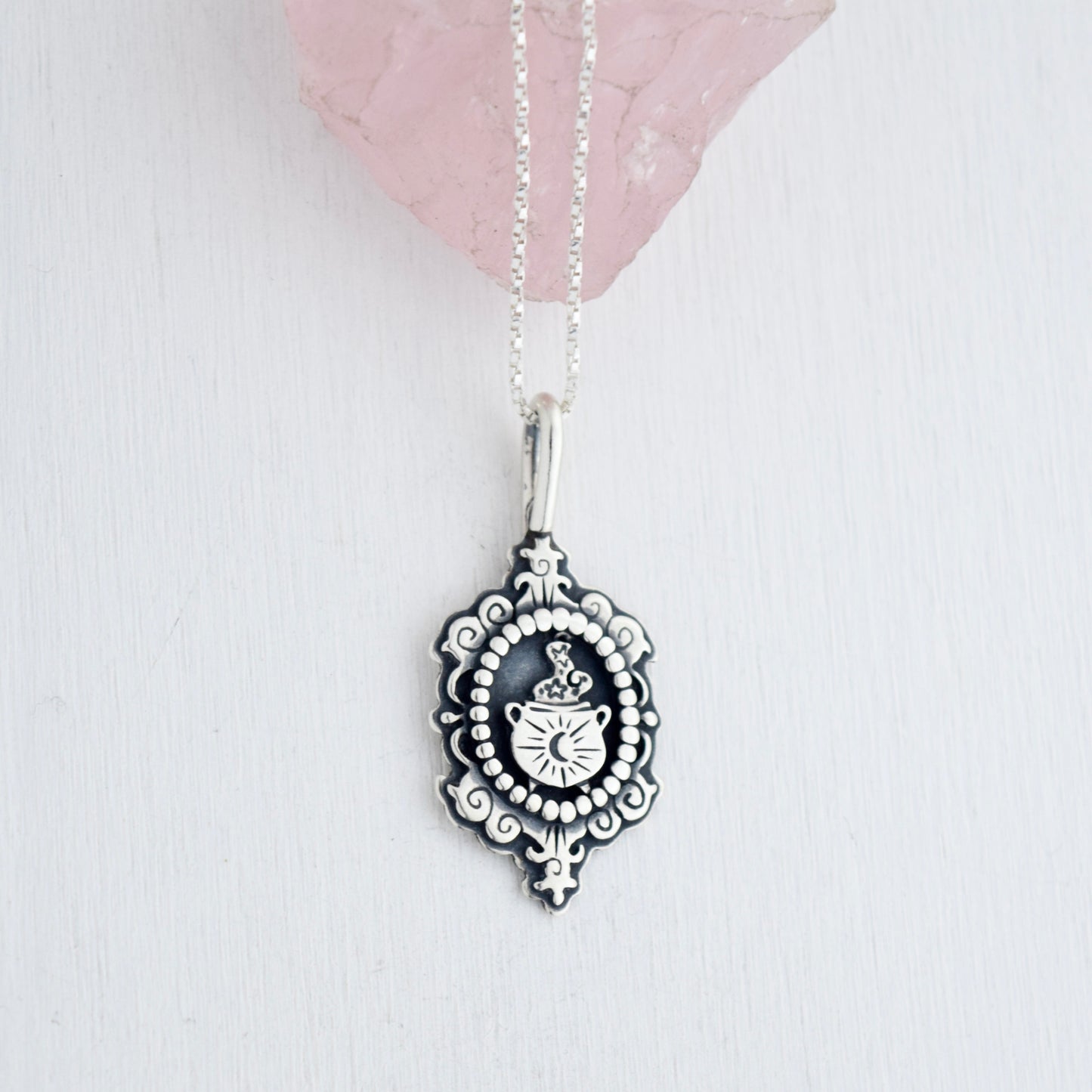 Cauldron Cameo Necklace