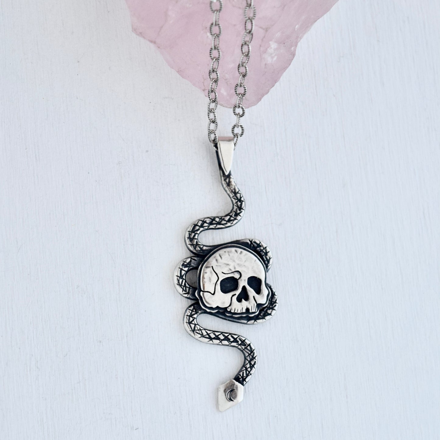 Serpent and Skull Necklace #003