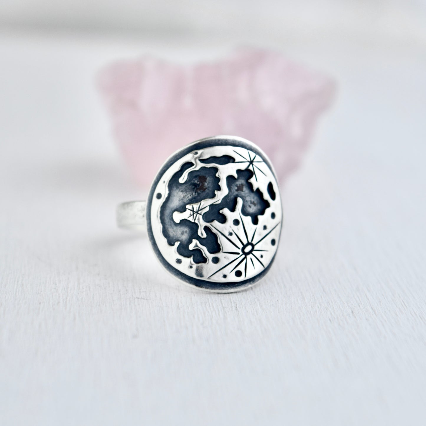 Full Lunar Phase ring size 10