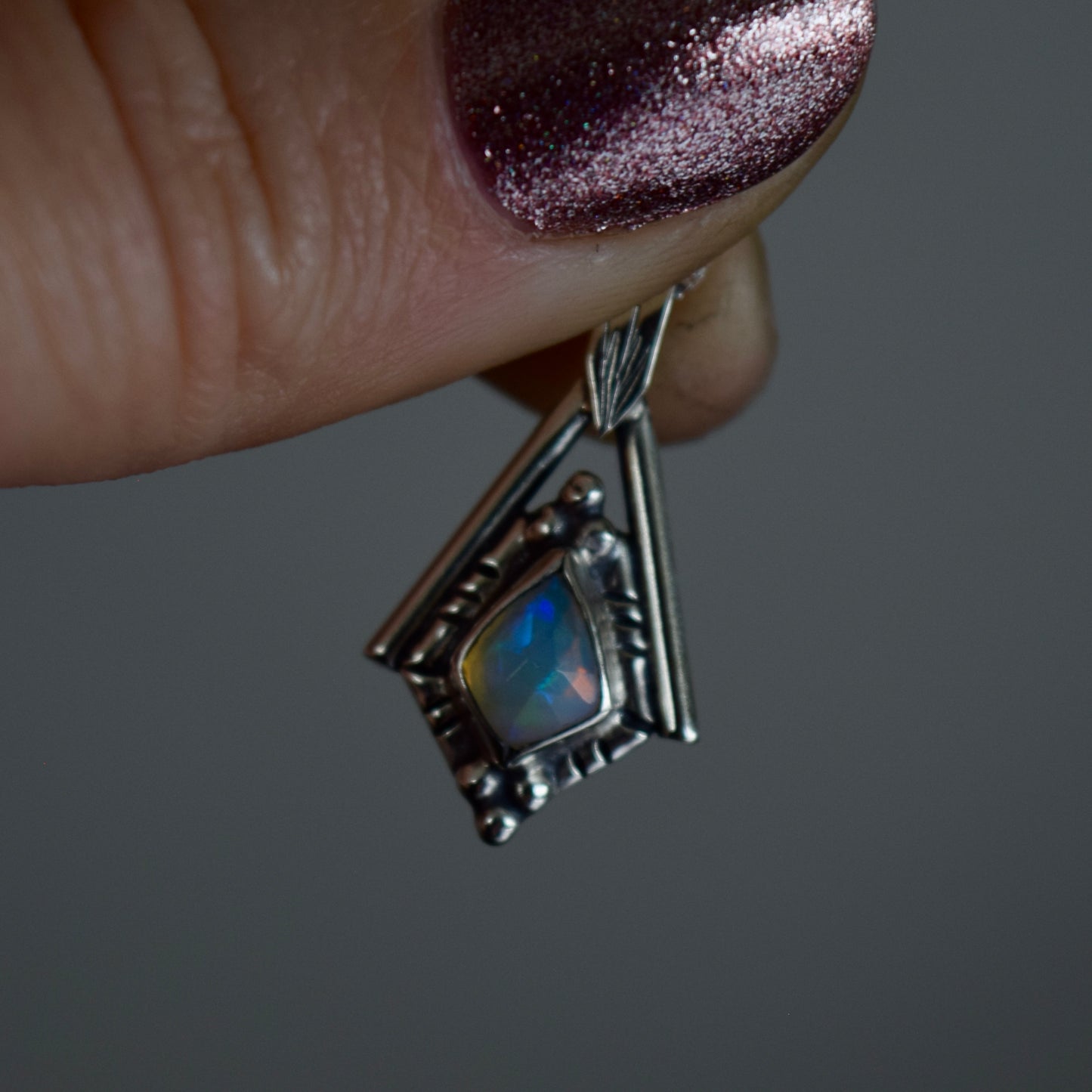 North Star Necklace with Ethiopian Opal