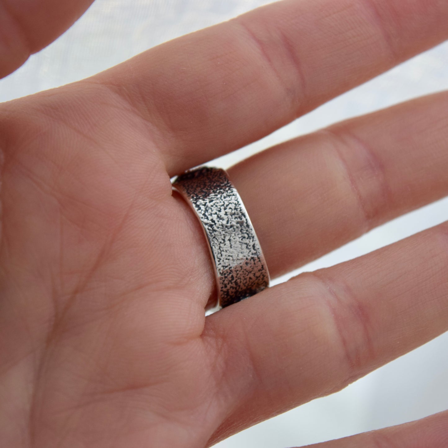 Siren Tail Ring with Labradorite Size 7