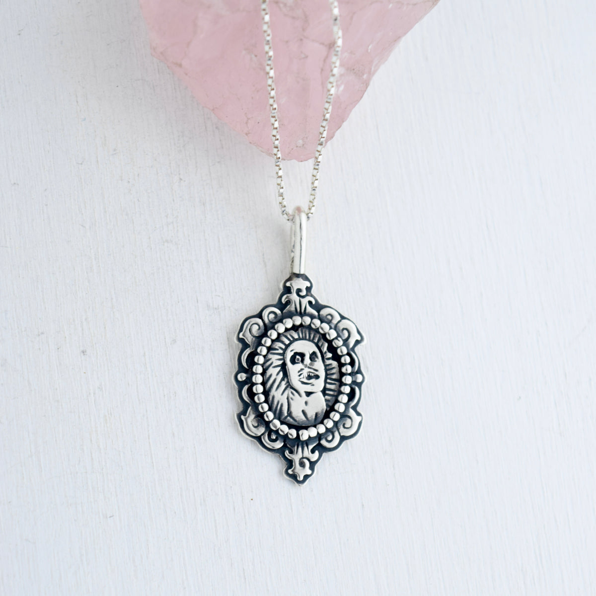 Beetlefluke Cameo Necklace