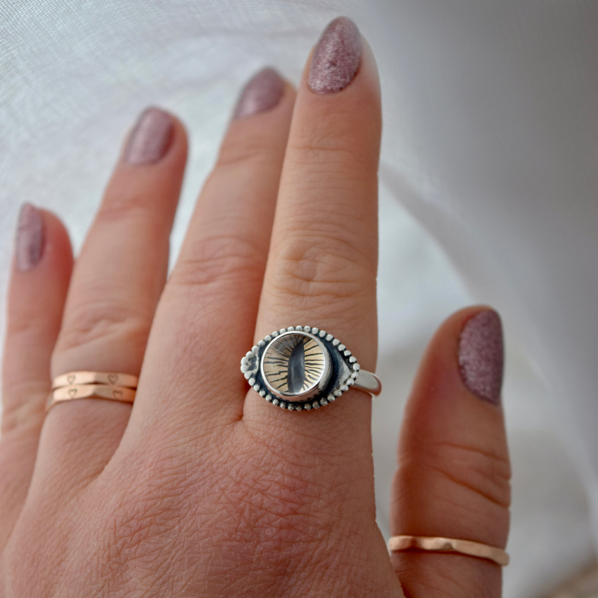 Cats Eye Ring size 8