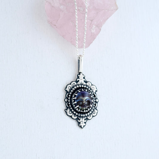 Carved Black Freshwater Pearl Cameo