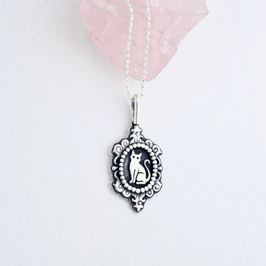 Cat Cameow Necklace