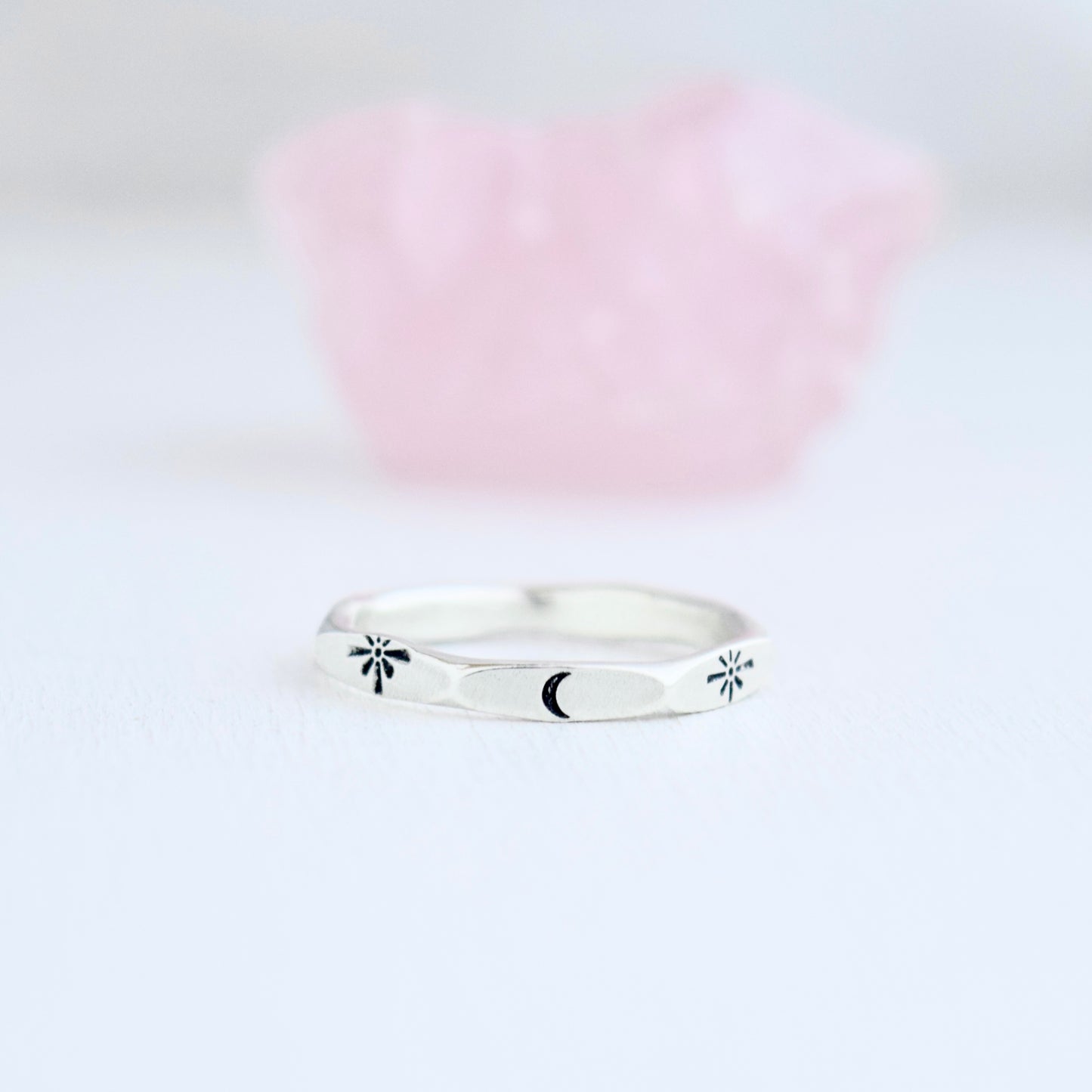 Stamped Celestial Ring
