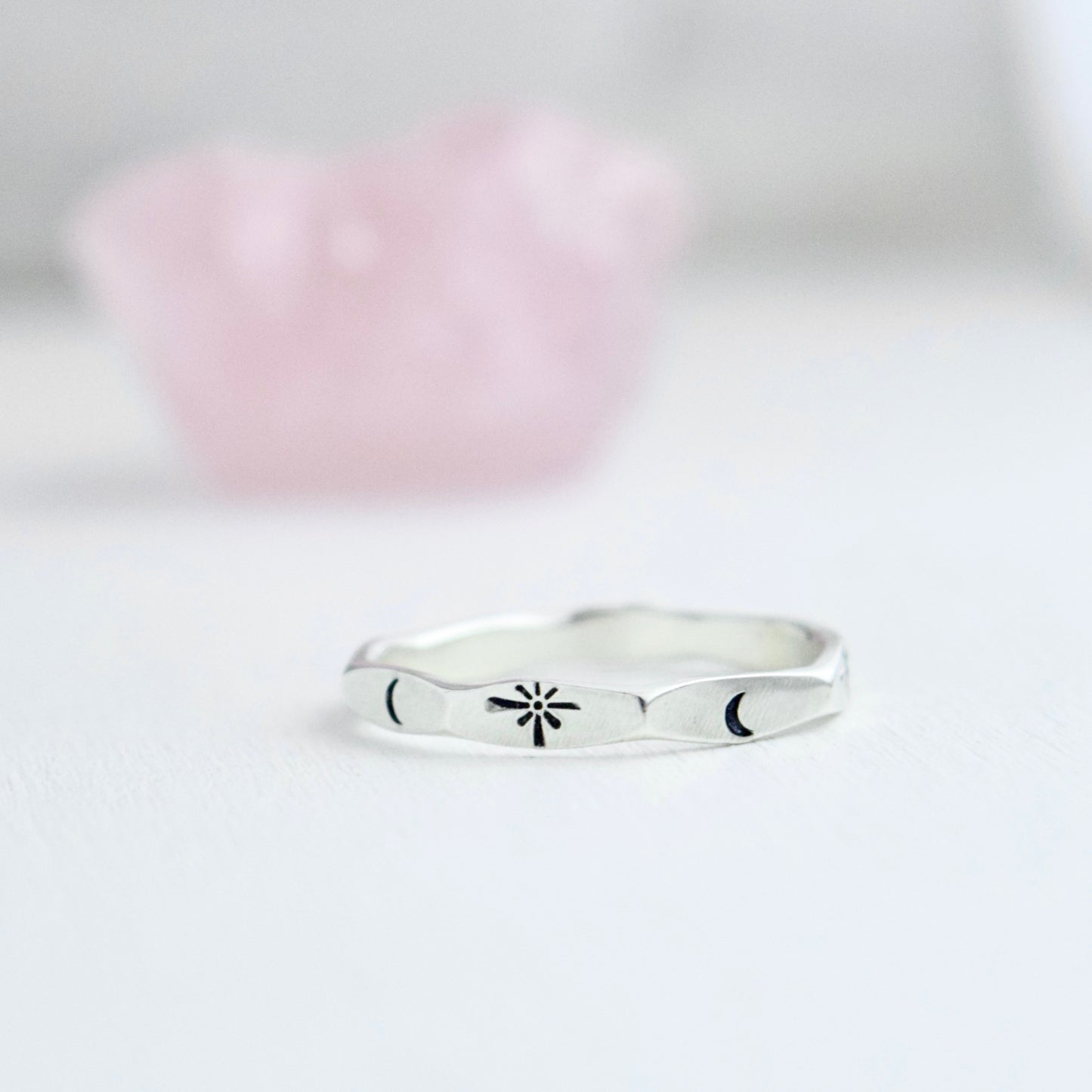 Stamped Celestial Ring size 10